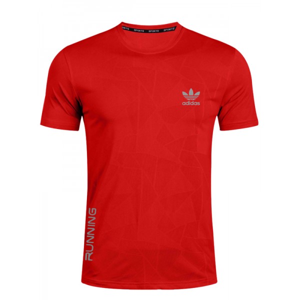 Adas training jersey red sportswear uniform men's soccer shirt football casual short sleeve sport t-shirt 2023-2024